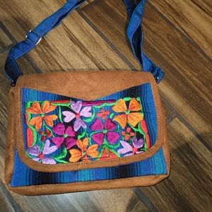 Crossbody embroidered bag $25